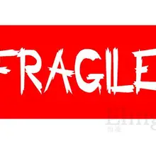 4x2 см хрупкие самоклеящиеся наклейки для перевозки грузов, 10000 шт./лот, пункт No. SS06