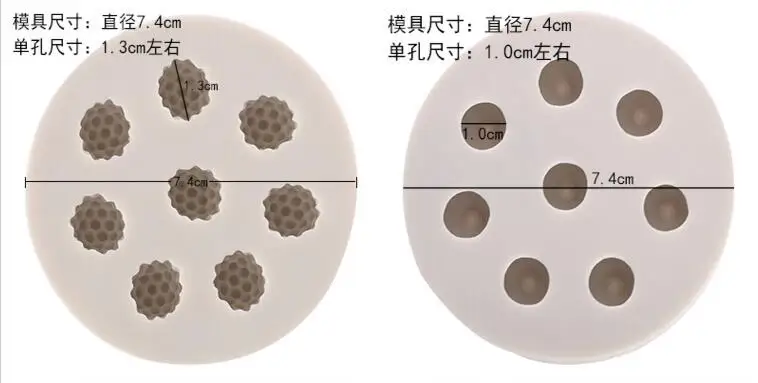 1 шт черника, клюква силиконовая форма для торта помадка инструменты для украшения торта Мыло Плесень B044/B045
