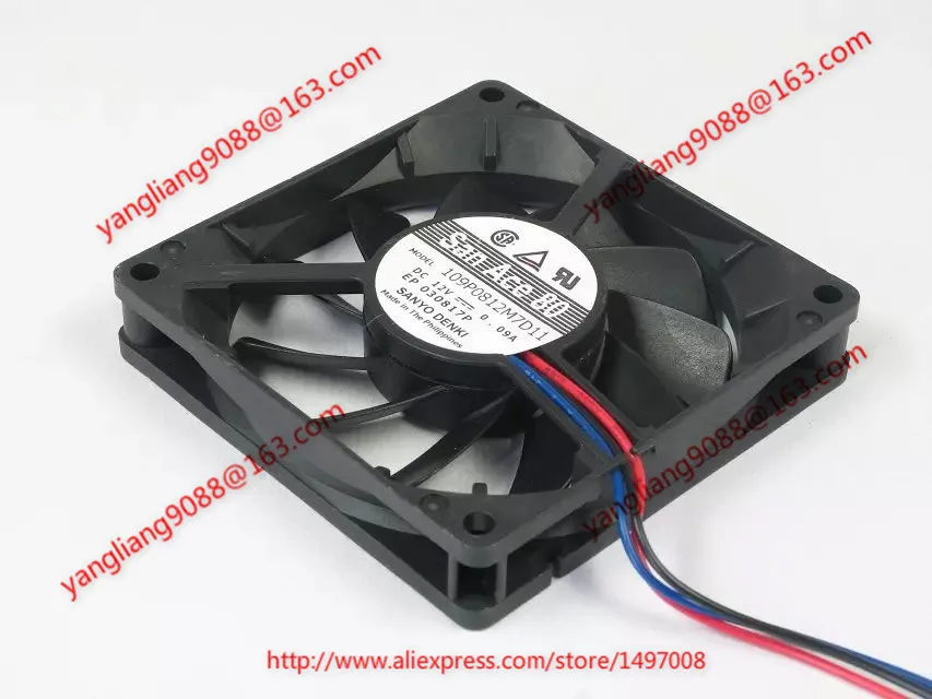 

Вентилятор для охлаждения сервера SANYO DENKI 109P0812M7D11 DC 12 В 0,09a 80x80x15 мм