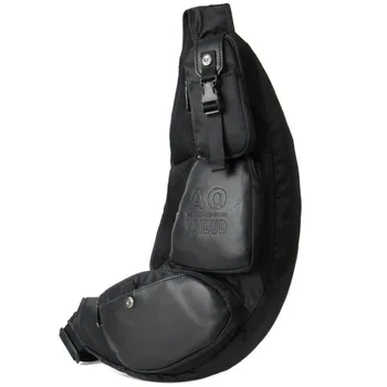 

New Men Nylon Travel Cross Body Messenger Shoulder Sling Back Pack Chest Waterproof Bag