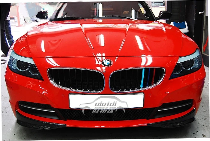 E89 Z4 сплиттер углеродного волокна Авто Передняя Губы фартук автомобиль-Стайлинг для BMW E89 Z4 регулярные 2009-2013 тюнинг автомобилей