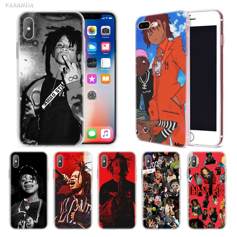 

Trippie Redd Case For iphone XS Max XR X 10 7 7S 8 6 6S Plus 5 5SE 5C 6+ 7+ 8+ Soft Silicone Singers Cas Phone Cover Fundas Capa