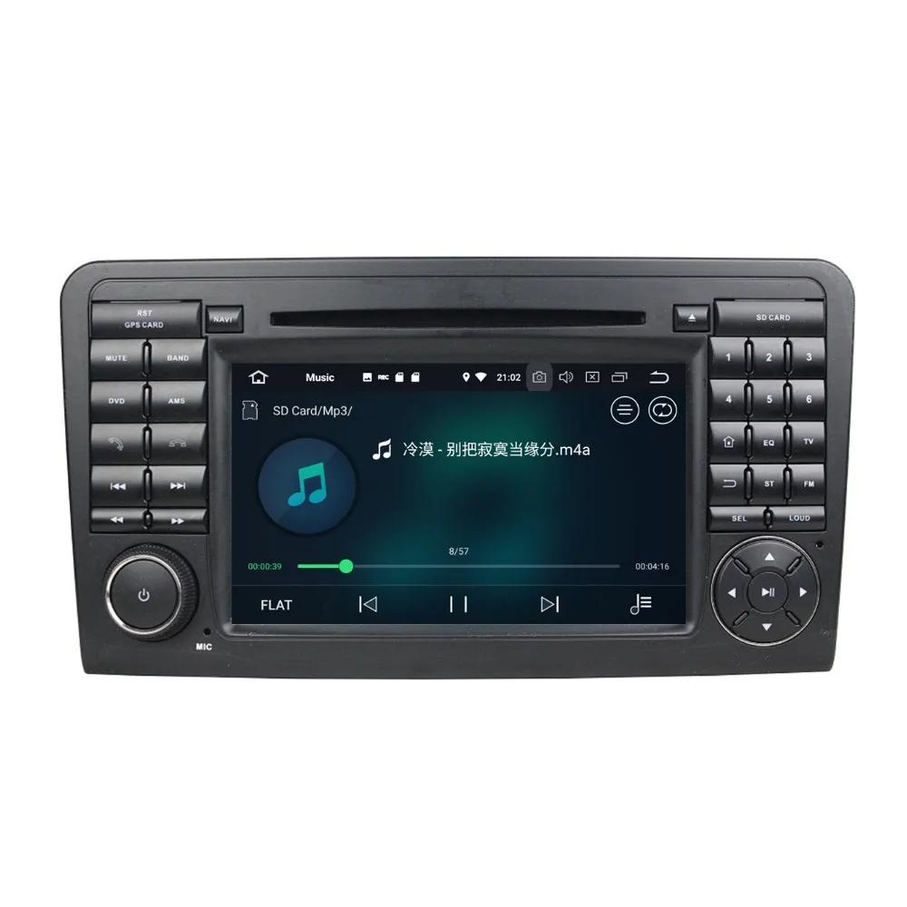 Excellent 4GB RAM 32GB ROM Octa Core 2 din 7" Android 8.0 Car Radio DVD Player for Mercedes Benz ML CLASS W164 ML300 ML350 ML450 ML500 5