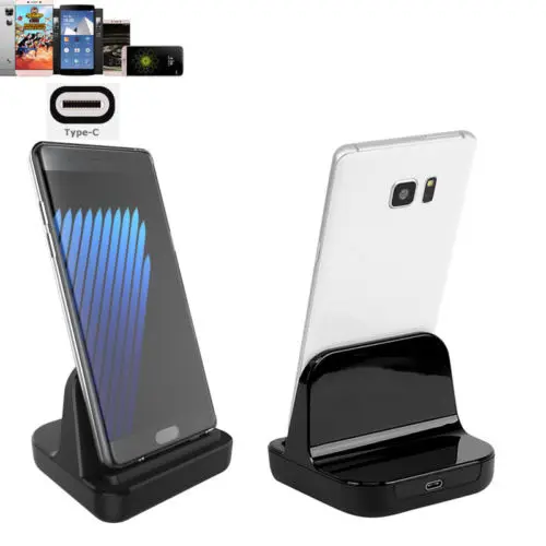 Зарядная док станция Type C 1 шт. настольная зарядная USB 3 для телефонов Android 5 В 2 А