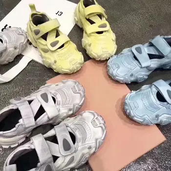 

Casual Dirty Shoes Women Platform Sneakers Fashion Brand Retro zapatos de mujer Ladies Chunky footware Hollow chaussures femme