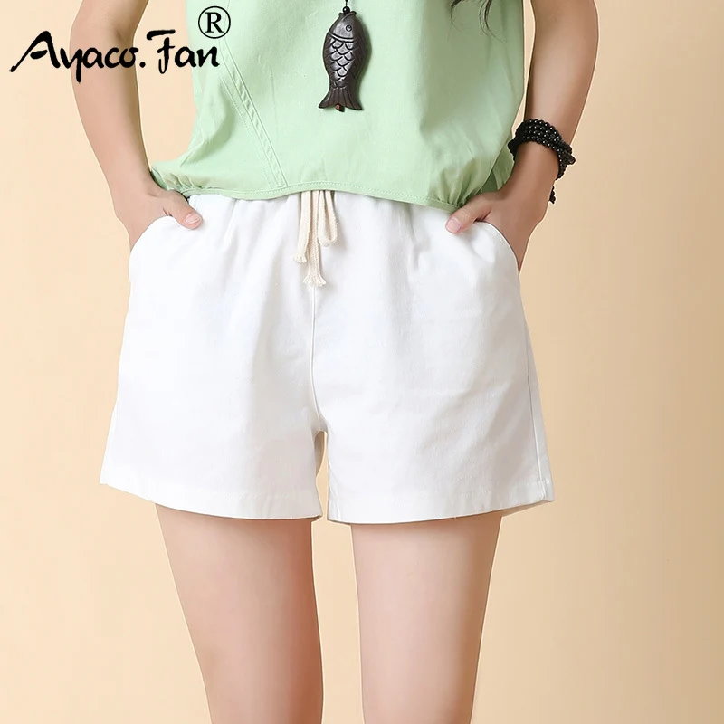Plus Size Women Summer Shorts Elastic Waisted Casual Baggy Short Trousers Pants Plus Size Women Summer Shorts Elastic Waisted Casual Baggy Short Trousers Pants