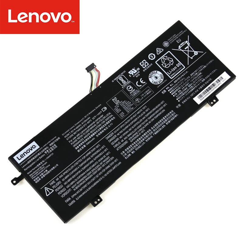 Ноутбук аккумулятор для Lenovo IdeaPad 710S-13ISK xiaoxin Air 13 L15M4PC0 L15S4PC0 L15L4PC0 7,5 V 46wh