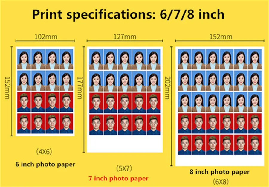 P750L термальный сублимационный фотопринтер 1 дюймов 2 дюйма ID snapshot цвет печати фотопринтер для фотостудии цифровой