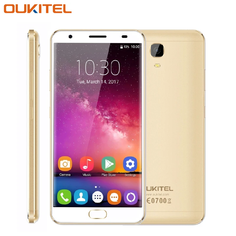 Origianl OUKITEL K6000 PLUS Cell Phone 4GB RAM 64GB ROM MTK6750 Octa Core 5.5 inch Android 7.0 Camera 16.0MP 6080mAh Smartphone