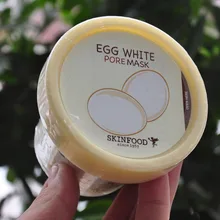 skinfair яйцо белая маска для пор 100 г увлажнение с осветляющим эффектом, против акне Мужская Женская обработка для лица, маска для лица Уход за кожей