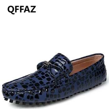 

QFFAZ Men Shoes Minimalist zapato de cuero hombre mens designer leather shoes casual Loafers Formal Shoes men dress loafers