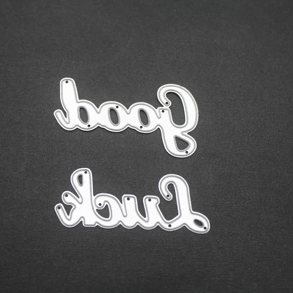 

GOOD LUCK set Metal Cutting Dies DIY Scrapbooking Dies Metal Cuts Album Paper Cards Crafts Embossing Templates