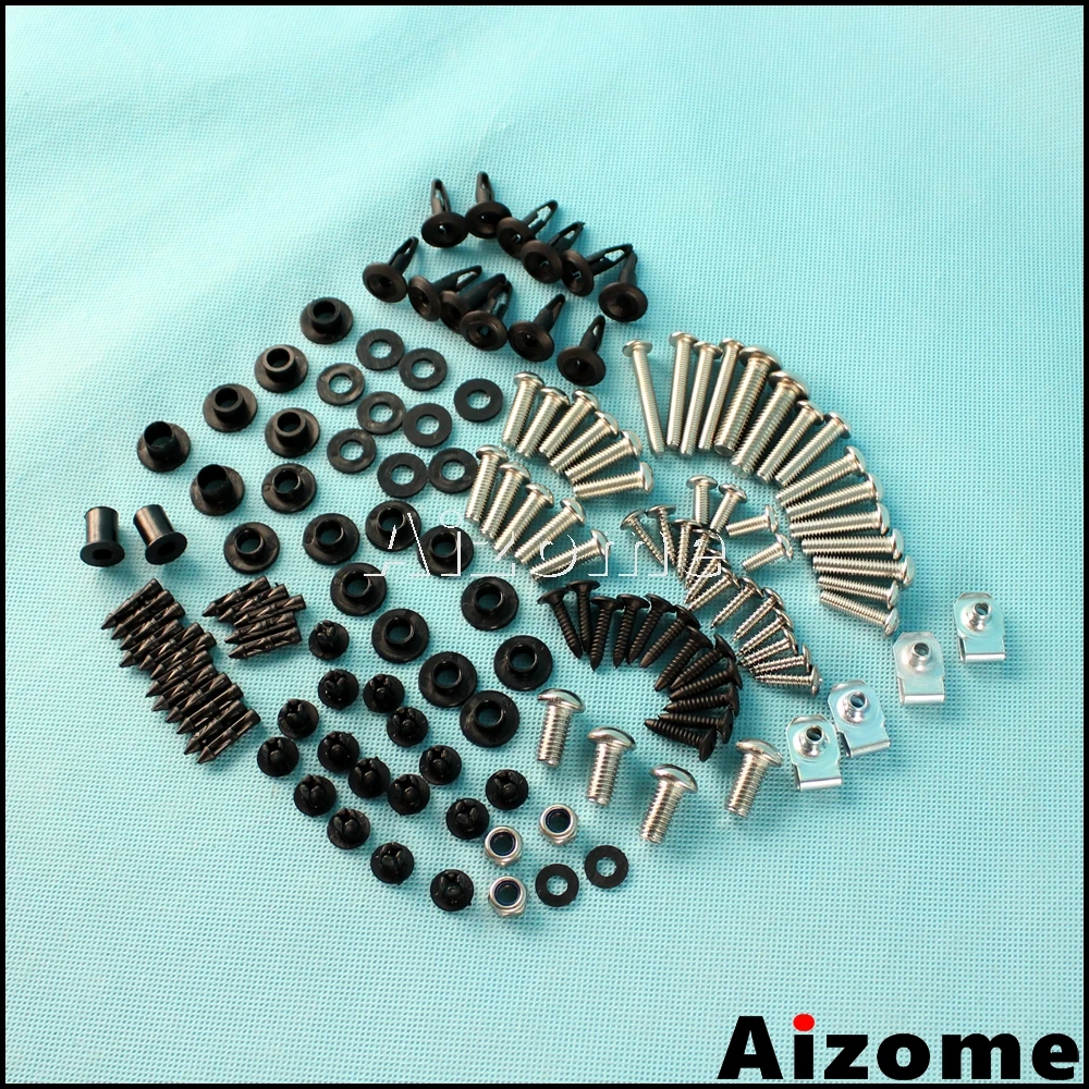 Orange Spike Full Fairing Bolt Kit Nuts Screws Suzuki GSX-R1300 Hayabusa 99-07