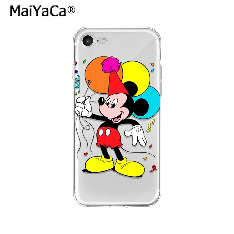 MaiYaCa Микки Маус воздушный шар подарки ТПУ Мягкий силиконовый чехол для iPhone X XS MAX 6 6S 7 7plus 8 8Plus 5 5S XR - Цвет: A5