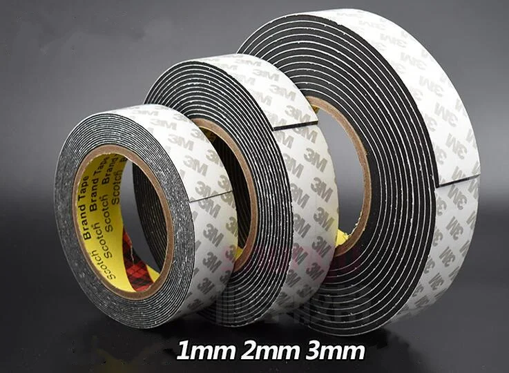 1pcs=5M length waterproof EVA Tape 3M Super sticky Sponge double