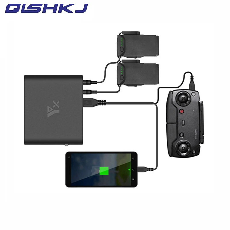 

New Arrival Mobile Charging Power Bank Intelligent Battery Charger Outdoor Using Charger for DJI MAVIC AIR Drone Accessories