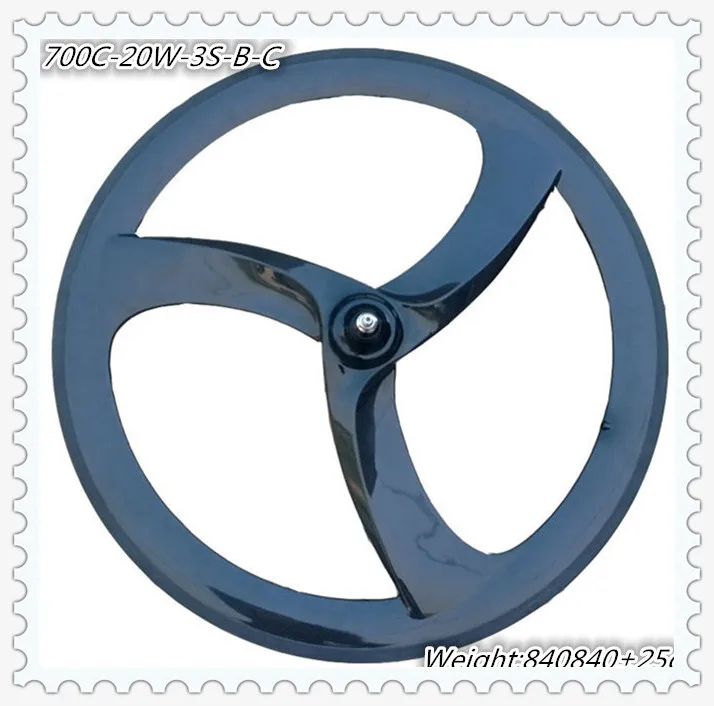 

carbon 3 triangle spoke steering wheel curving cheap price 20mm width 56mm depth Clincher 700c cheaper sale Spainish bike teams