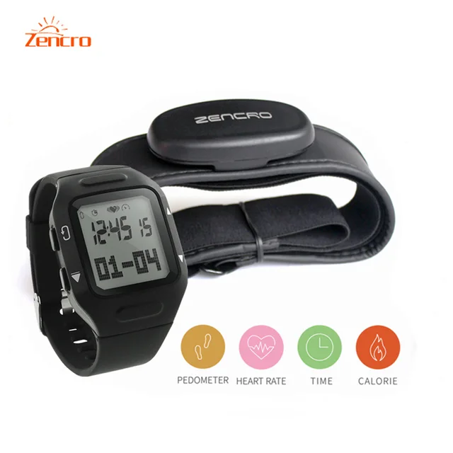 zencro training mode fitness tracker calories pedometer heart rate