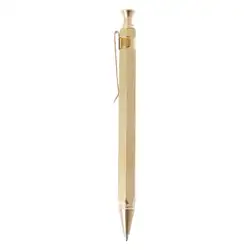 Прочный шестиугольник пресс Металл Шариковая ручка для бизнеса мм 0,5 мм наконечник Офис Школьные принадлежности Студент подарки