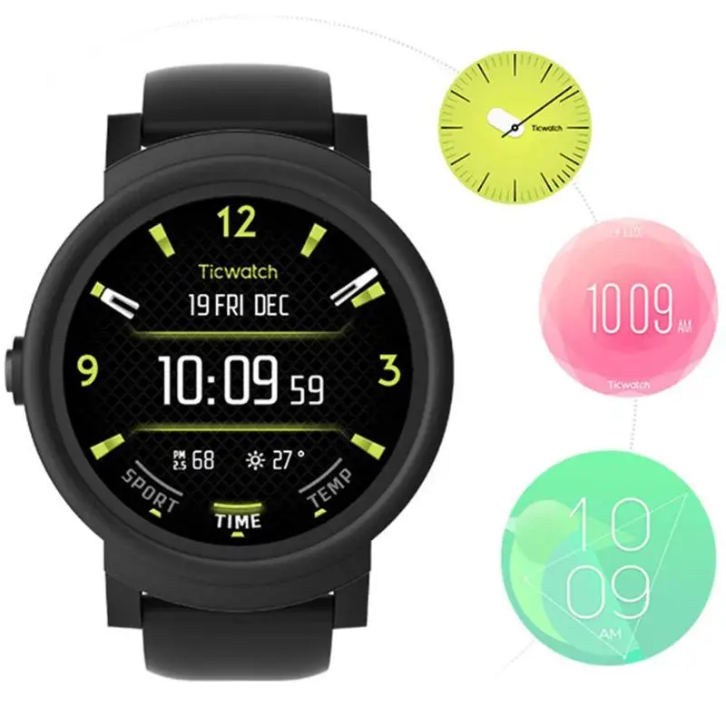 Ticwatch E Expres Smart Uhr Android OS Wear MT2601 Dual Core IP67 Wasserdichte Bluetooth 41 WIFI GP
