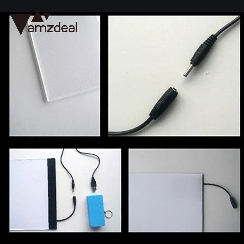 AMZDEAL светодио дный блокнот для рисования свет Трассировка панели копирования Tablet анимации электронная цифровая+ 1 шт. противообрастающие перчатки два пальца