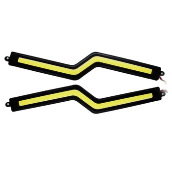 

2Pcs/Pair SUNKIA COB DRL New Design Z Type LED Daytime Running Light High Power Fog Lamp 100% Waterproof