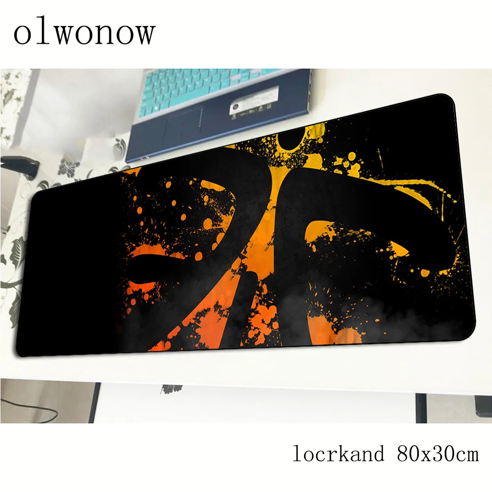 

fnatic mouse pad 800x300x2mm gaming mousepad anime cheapest office notbook desk mat HD print padmouse games pc gamer mats