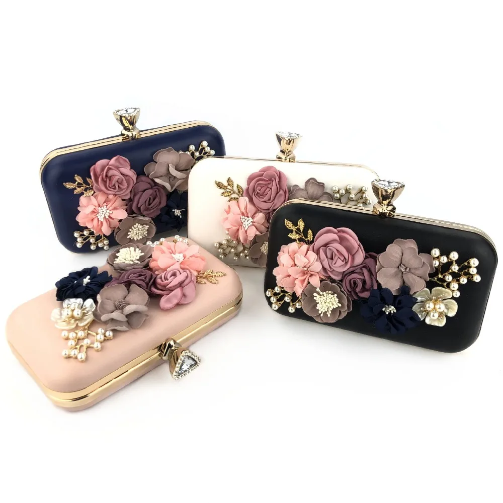 2018 New Women Clutch Bag Flower Ladies Dark Blue Evening Bags Ladies Day Clutches Purse Female Pink Wedding Bag With Rhinestone 2018 New Women Clutch Bag Flower Ladies Dark Blue Evening Bags Ladies Day Clutches Purse Female Pink Wedding Bag With Rhinestone