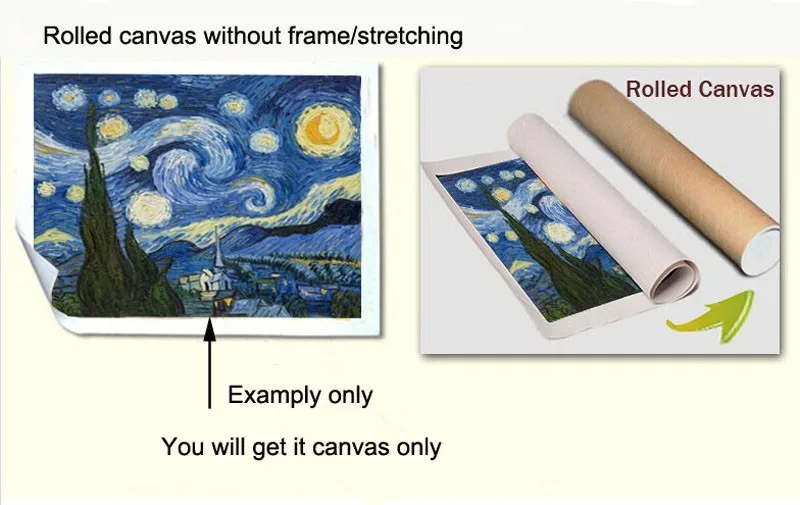 Rolled-canvas