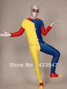 

The Clown Multicolor spandex Halloween Party Cosplay zentai suit