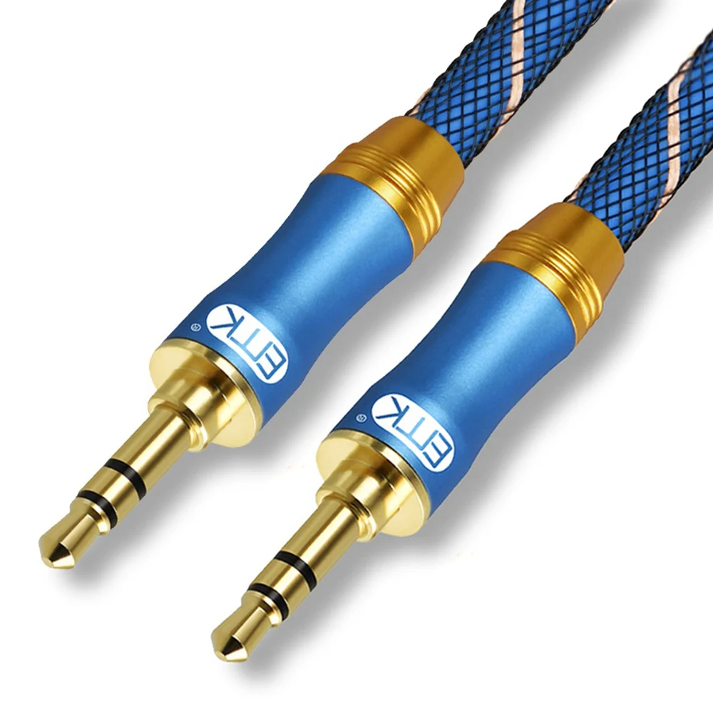 AUX Cable EMK Aux Cord [Hi-Fi Sound] 3.5mm Audio Cable Headphone Cable Auxiliary Cable for iPhone Car Home Stereo for Echo Dot