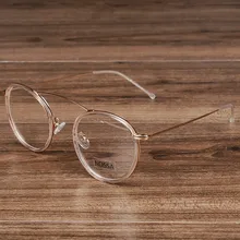 NOSSA, элегантные женские и мужские очки с круглой оправой, Ретро стиль, металлические круглые очки, оправа, оптические очки, оправа, очки для близорукости