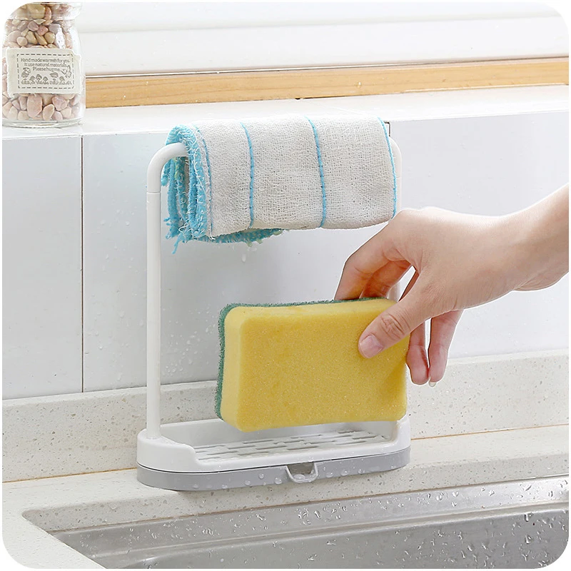 

Hanging Bathroom Kitchen Utensil Box Hot Rag Storage rack Kitchen counter storage rack