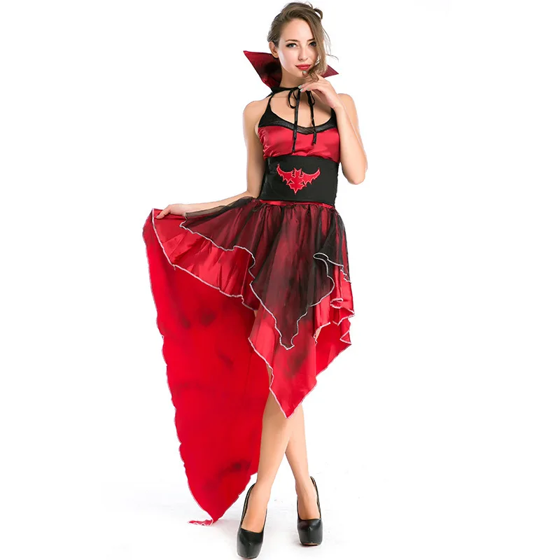 vampire red devil costume wings sexy halloween costume for women plus ...