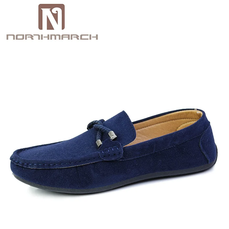 

NORTHMARCH Men Shoes Summer Fashion Suede Flat Men Shoes Breathable Casual Shoes Slip On Loafers Driving Shoes Moccasins Men
