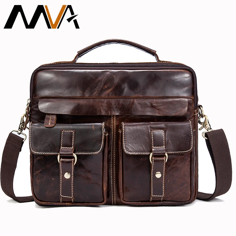 Beste MVA Messenger Bag Mannen Schouder mannen Tas Lederen Crossbody Tassen voor Mannen Schouder Laptop Tassen Lederen Man Handtassen 801