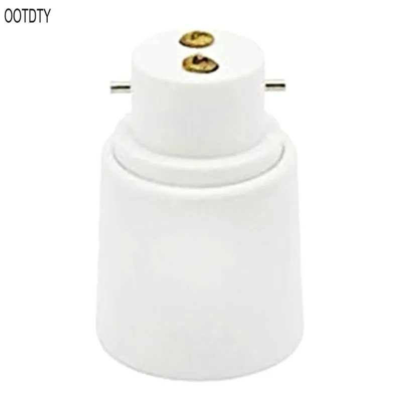

B22 To E27 Lamp Adaptor Connector Light Base Screw Light Bulb Socket Flame Retardant Bakelite Durable Safe Non Electric leakage