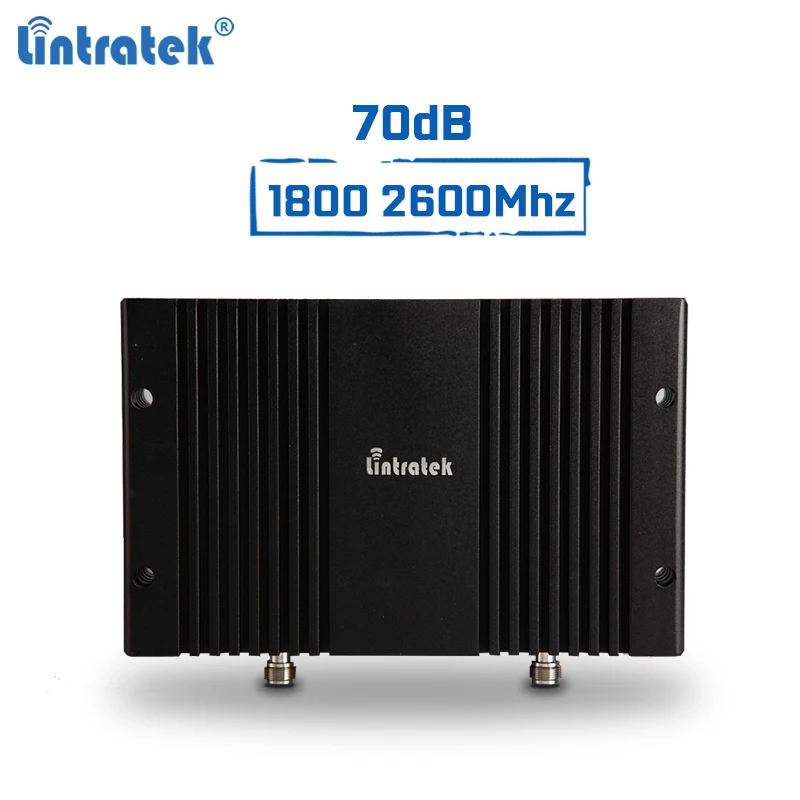 Lintratek усилитель сигнала GSM 2G 4G 1800 2600 Mhz B3 B7 повторитель LTE 70dB Мобильный DCS мощный