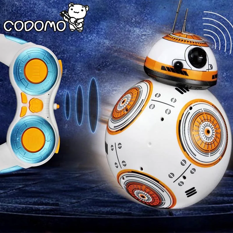 

BB 8 Star Wars 7 RC BB-8 Droid Robot 2.4G Remote Control Captain America BB8 Iron Man Action Figure Robot Intelligent Ball Toys