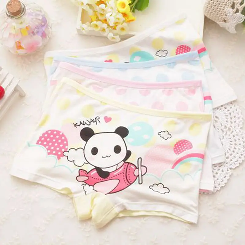 2pcs/lot girl underwear girl boxers children's underwear pants for