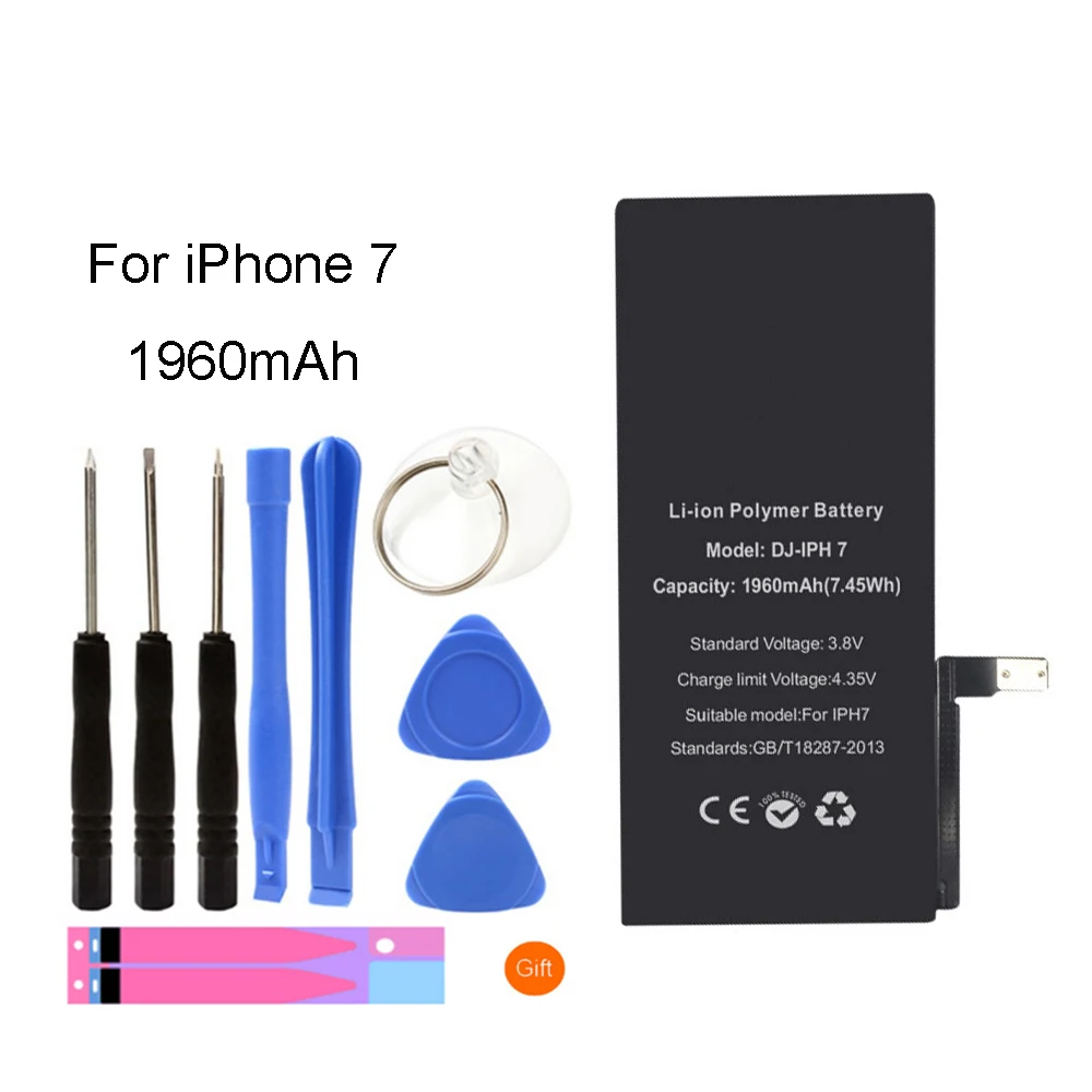 Аккумуляторная батарея YAPY для iphone 7 с реальной емкостью 1960 мАч сменная +