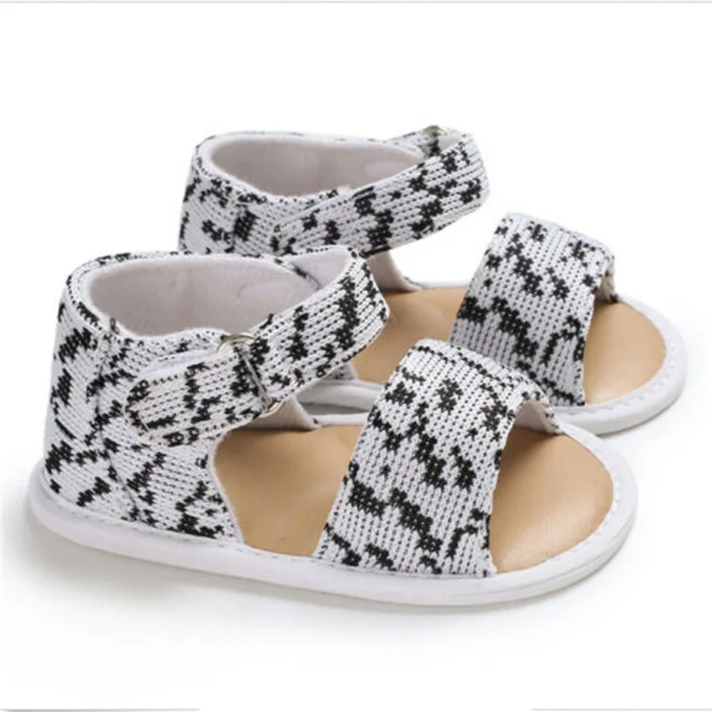 

New Baby Shoes Leopard Print Sports Sneakers Summer Red Gray Newborn Baby Boys Shoes Infant Toddler Soft Anti-Slip First Walkers