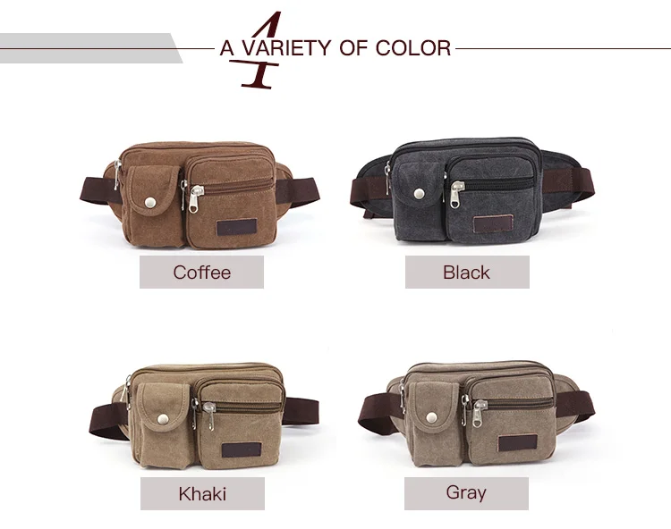 2018 leisure waist belt bag wholesale travel waist bag  fashion men waist bag wholesale