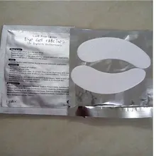 Подглазники тонкий безворсовой глазные гель-патчи для наращивания ресниц из Южной Кореи шелк глазные гель-патчи, 1000 пар