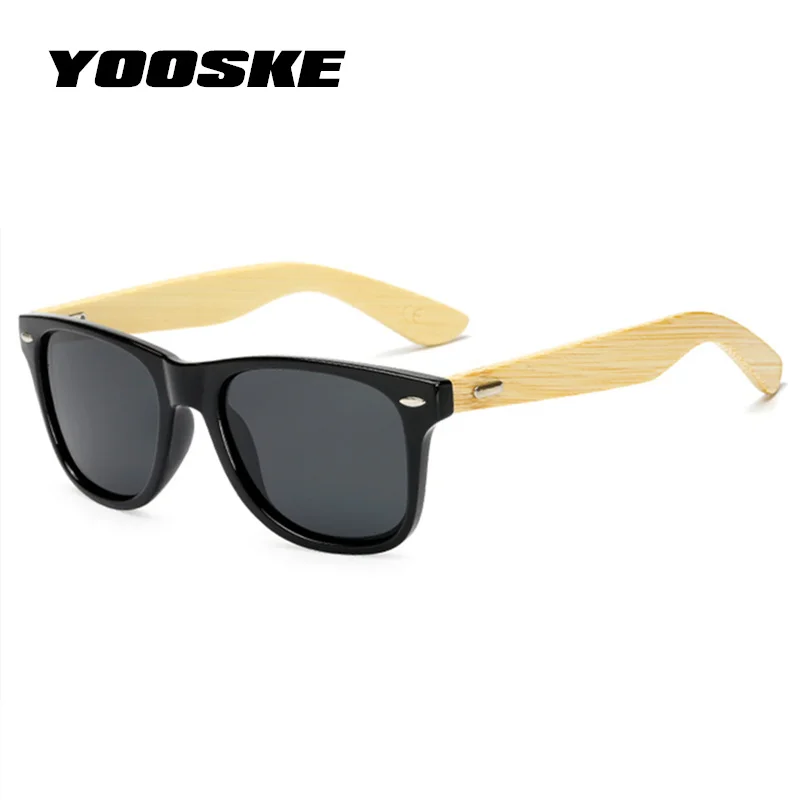 YOOSKE Ретро бамбуковые солнцезащитные очки мужские винтажные брендовые Дизайнерские деревянные Солнцезащитные очки женские мужские солнцезащитные очки для женщин