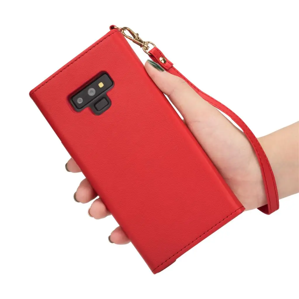 Ретро Кожаный чехол-конверт с откидной крышкой для samsung Note 10 Plus 9 8 S9 S8 S10 Plus кошелек держатель для карт чехол для samsung Galaxy S7 Edge чехол для телефона Fundas