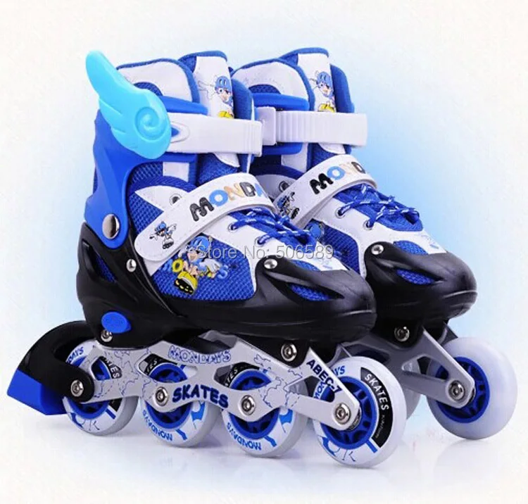 شحن مجاني للأطفال أحذية تزلج الأسطوانة عجلة الأول وميض فقط