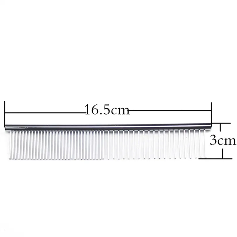 Металлическая Расческа для собак из нержавеющей стали, игла для собак, Шпилька с подвеской «Кот», Расческа Щетка для волос, расческа от блох, собак, домашних животных