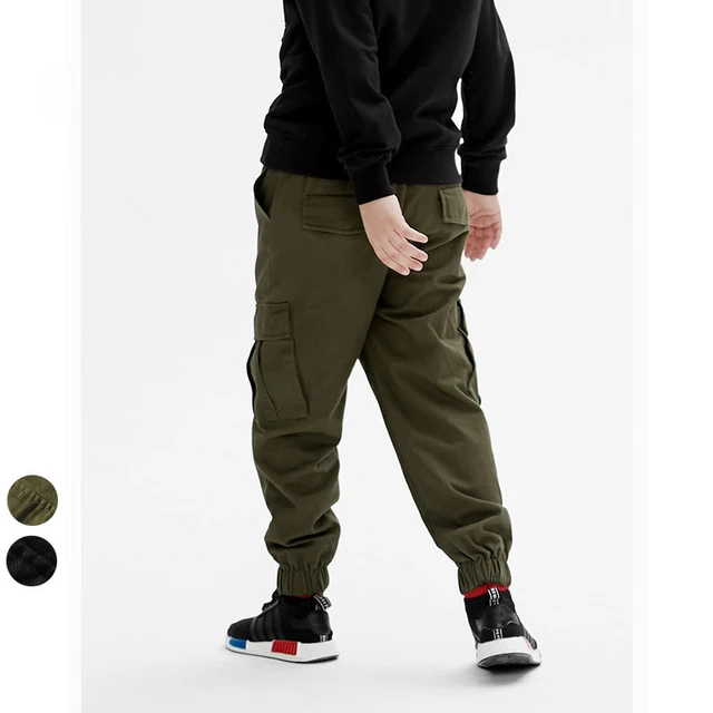 Children Boy Army Green Cargo Pant Spring Autumn Baby Clothes Boy