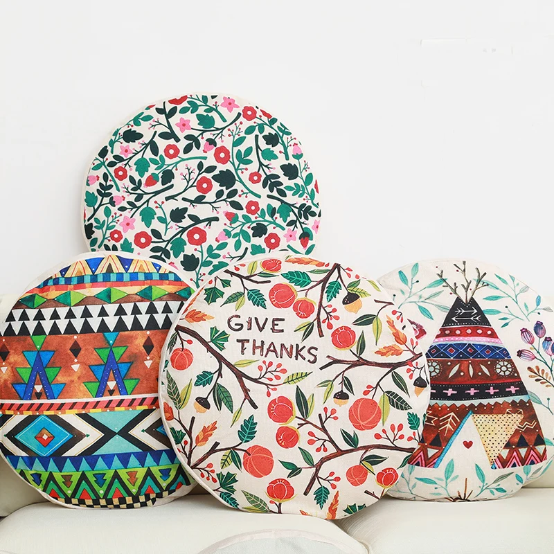 وسادة مستديرة الإضافية الأمريكية الرعوية جولة القطن الكتان فوتون وسادة Cov أريكة وسادة وسادة سيارة مكتب وسادة مسند الظهر 45 سنتيمتر وسادة مستديرة الإضافية الأمريكية الرعوية جولة القطن الكتان فوتون وسادة Cov أريكة وسادة وسادة سيارة مكتب وسادة مسند الظهر 45 سنتيمتر